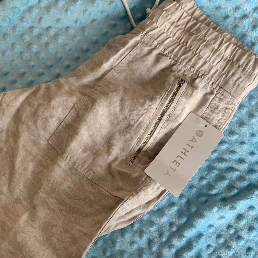 Athleta Cano Tide Linen Jogger - Camo Print